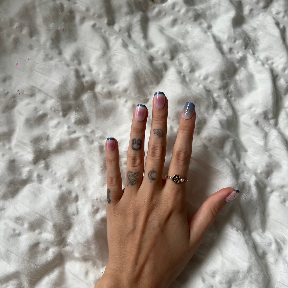 빈티지 진주 블랙 오벌 링 💛 상품이미지7