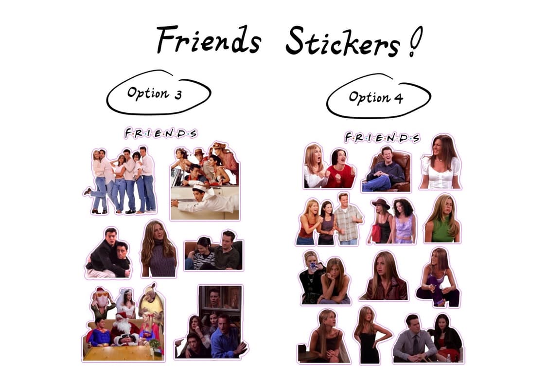 미드 프렌즈 & 가십걸 스티커 / 다꾸 스티커 상품이미지2