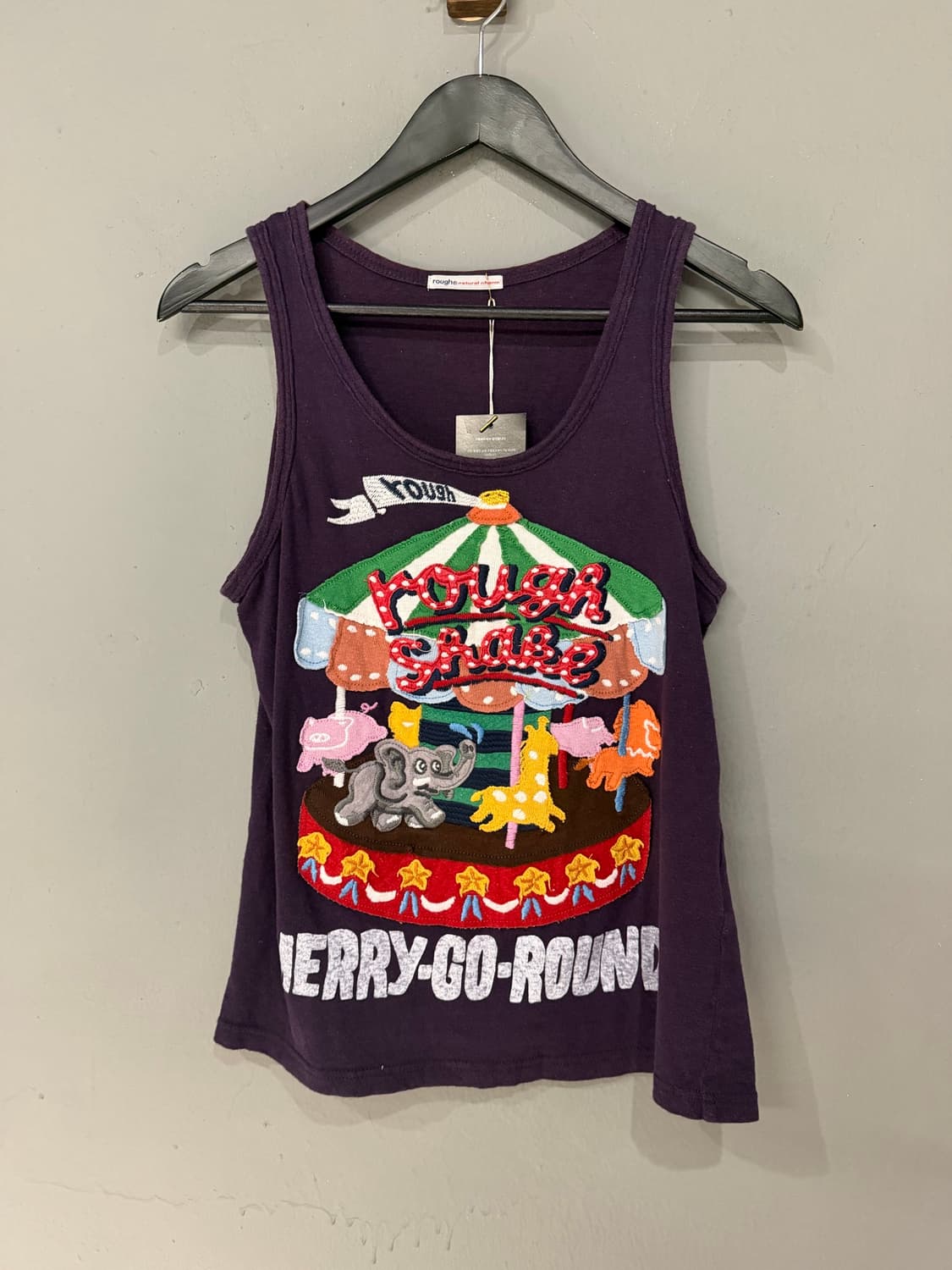 Rough animal embroidered sleeveless 상품이미지6
