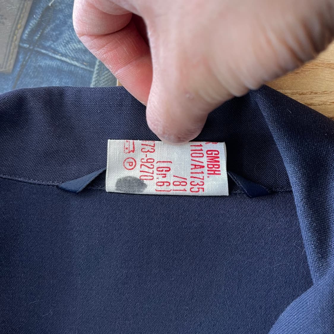 80s 독일 해군 덱 자켓 (M) 상품이미지6