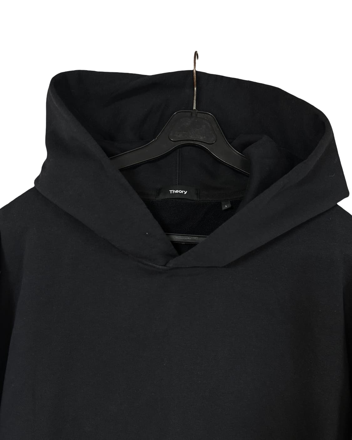 Theory 띠어리 딥블랙 후드티 상품이미지3