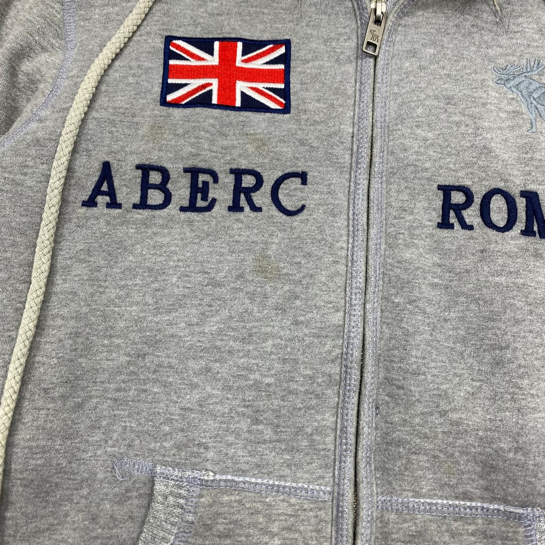 아베크롬비 울프조 후드집업 M  상품이미지5