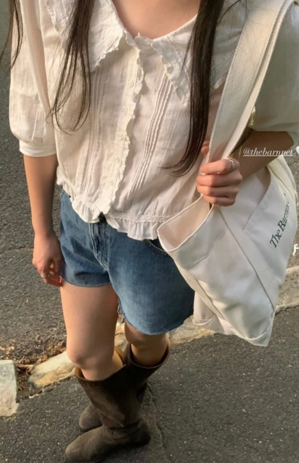 The barnet 더바넷 cottage ruffle blouse 상품이미지3