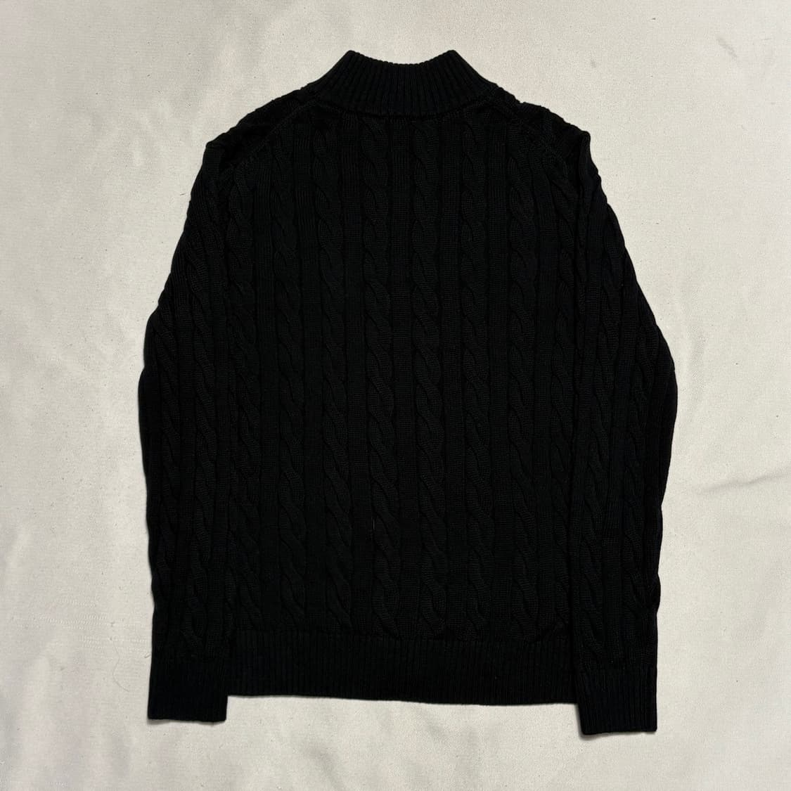 L 폴로랄프로렌 케이블 니트 반집업 상품이미지3