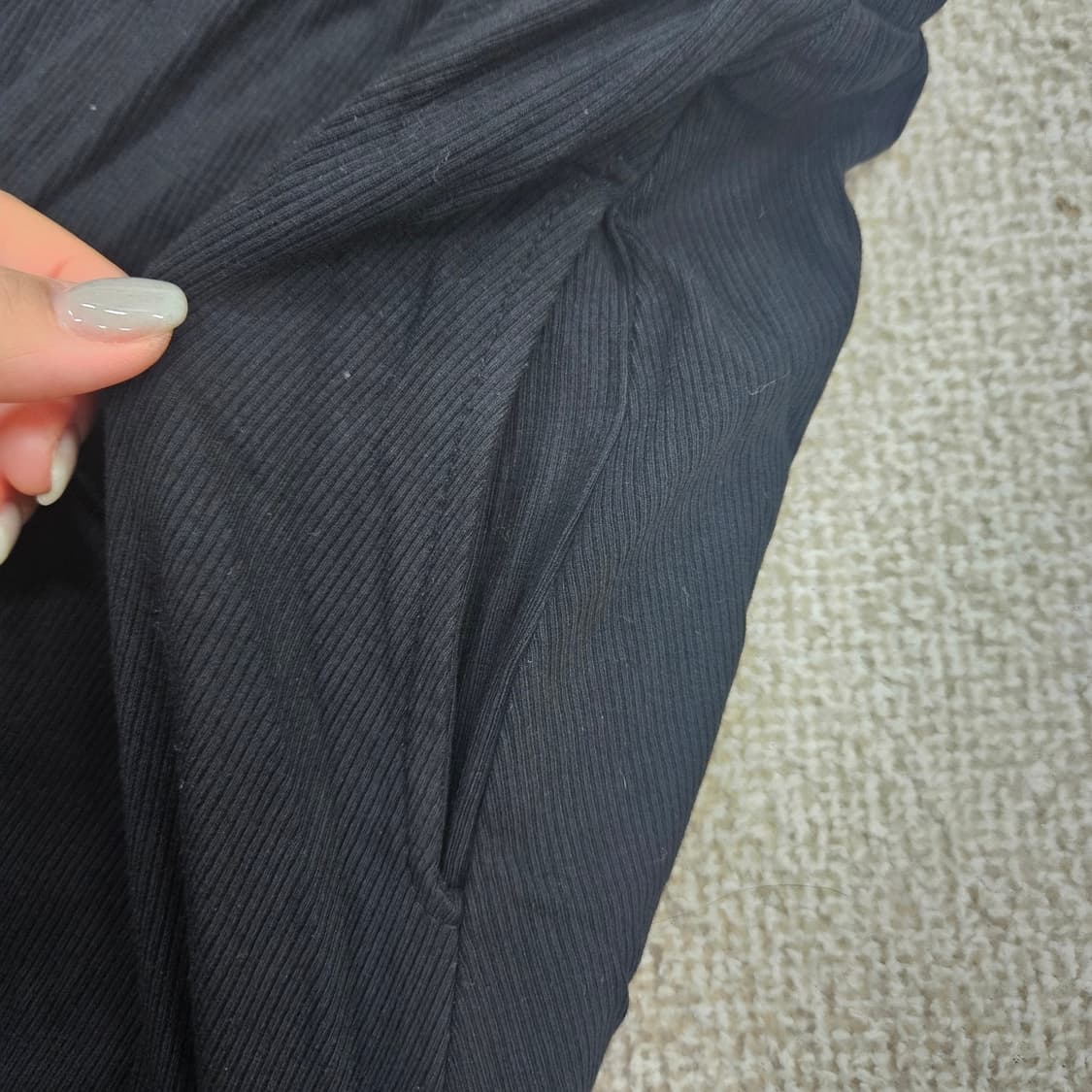 [실측확인] 잔골지 A라인 스커트 치마 1204JM1 상품이미지5