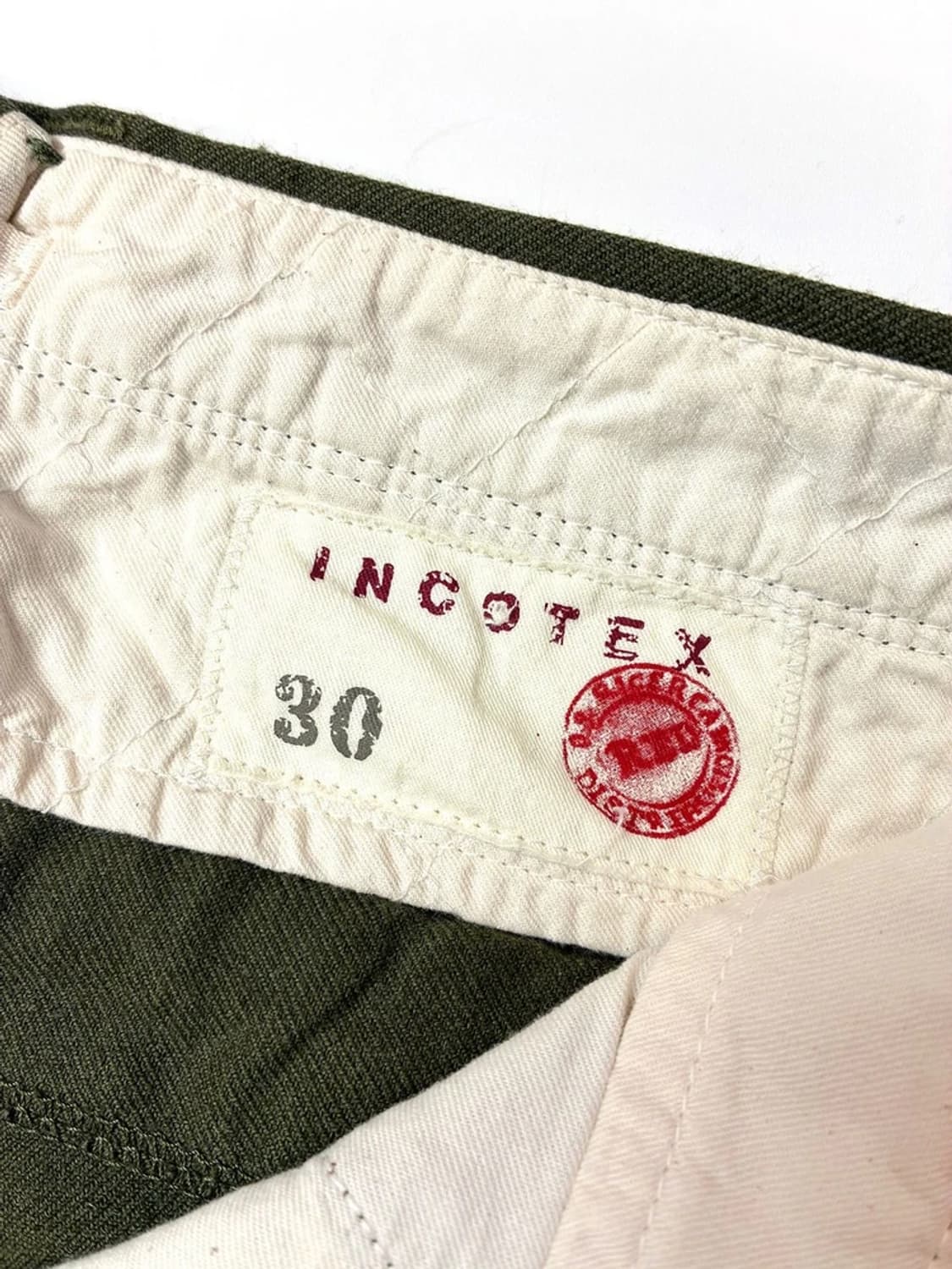 인코텍스 INCOTEX 스트레이트 카키 팬츠 PN4959 상품이미지8