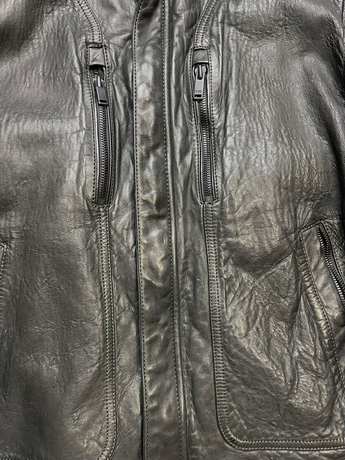 [택110] SIEG 지이크 양가죽자켓 -105-110slim 상품이미지9