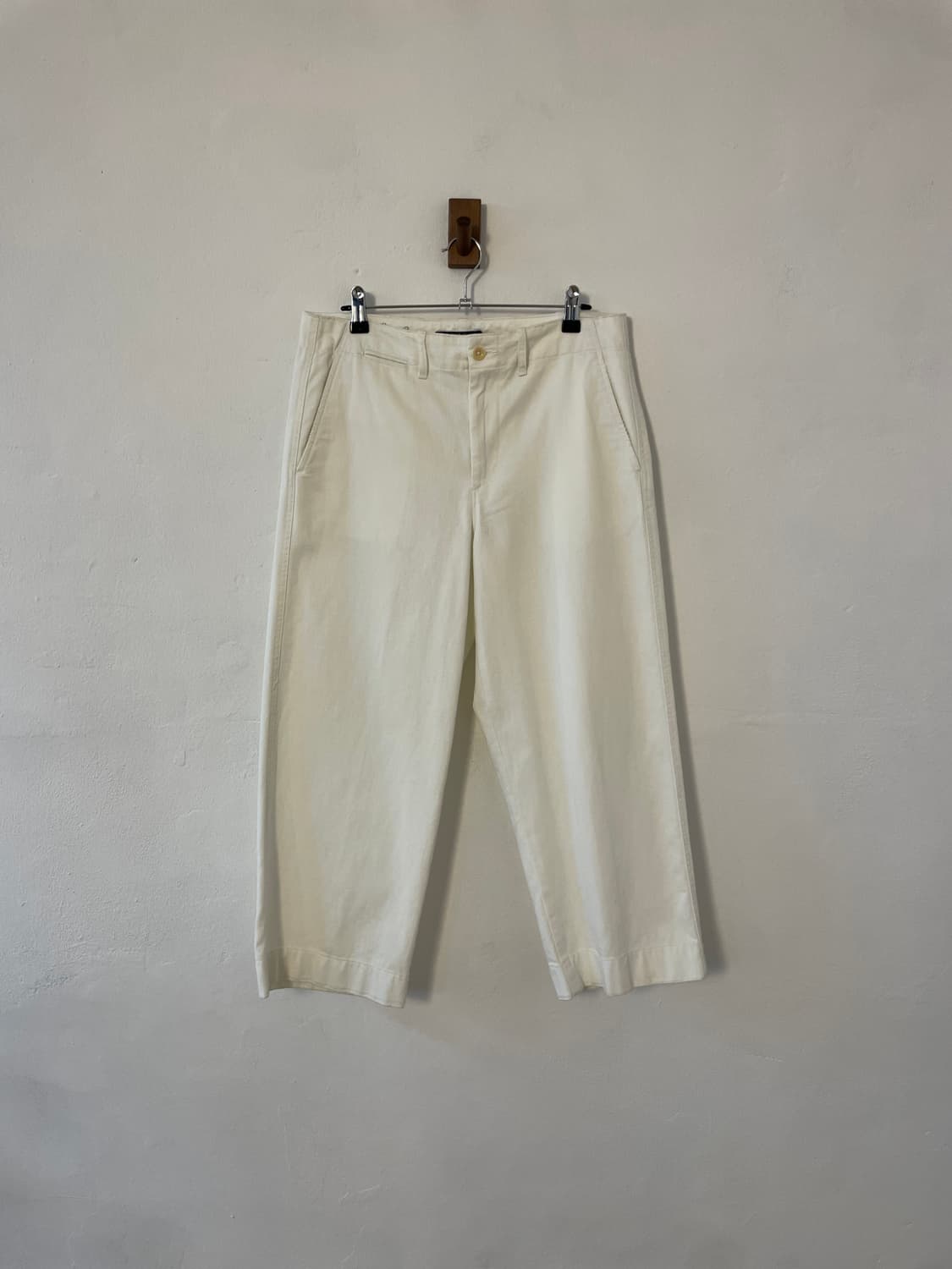 폴로 화이트 코튼 팬츠  상품이미지1