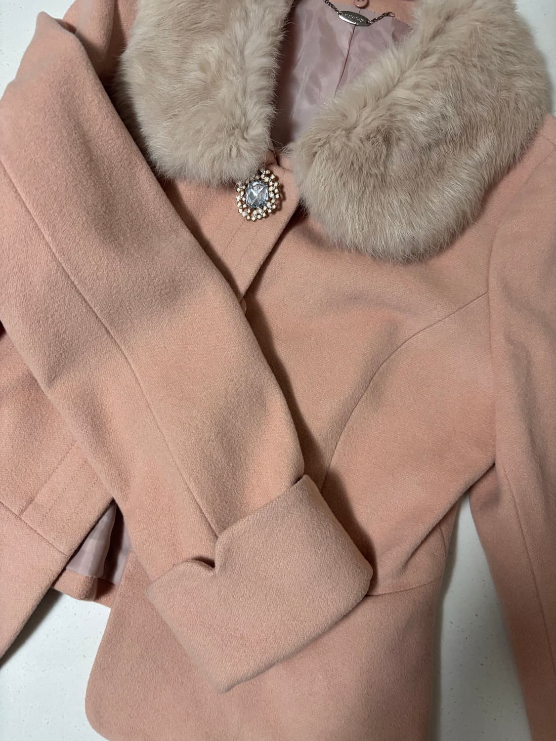 misch masch 밋슈맛슈 비쥬 퍼 숏코트 / 스나계 양산형 양지뢰 상품이미지3