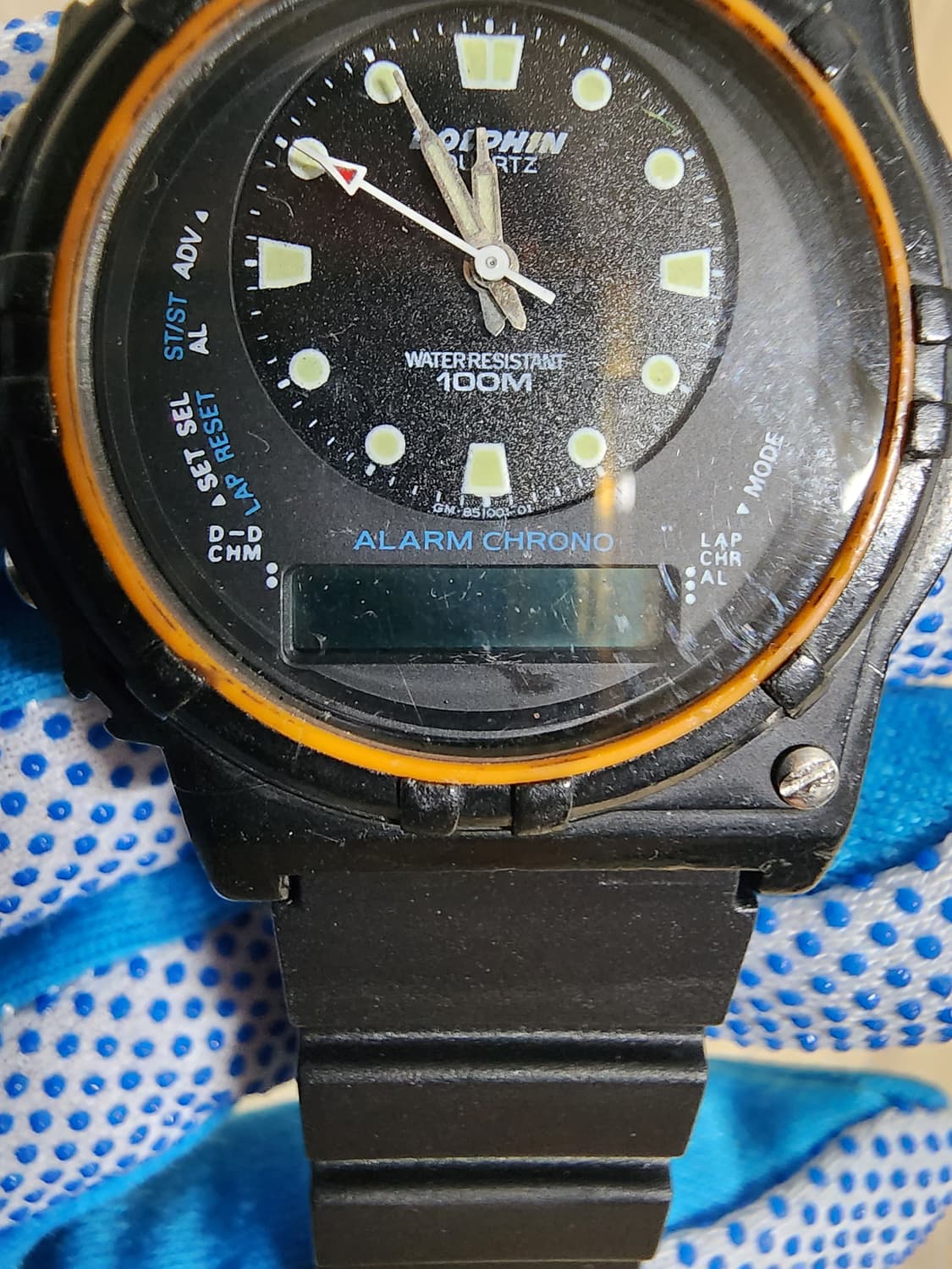 빈티지 한독 돌핀 아나디지 시계 상품이미지9