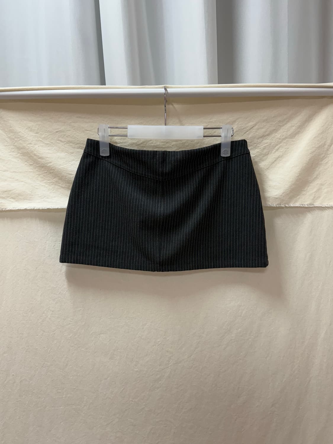 브랜디멜빌 스트라이프 스커트black 상품이미지2