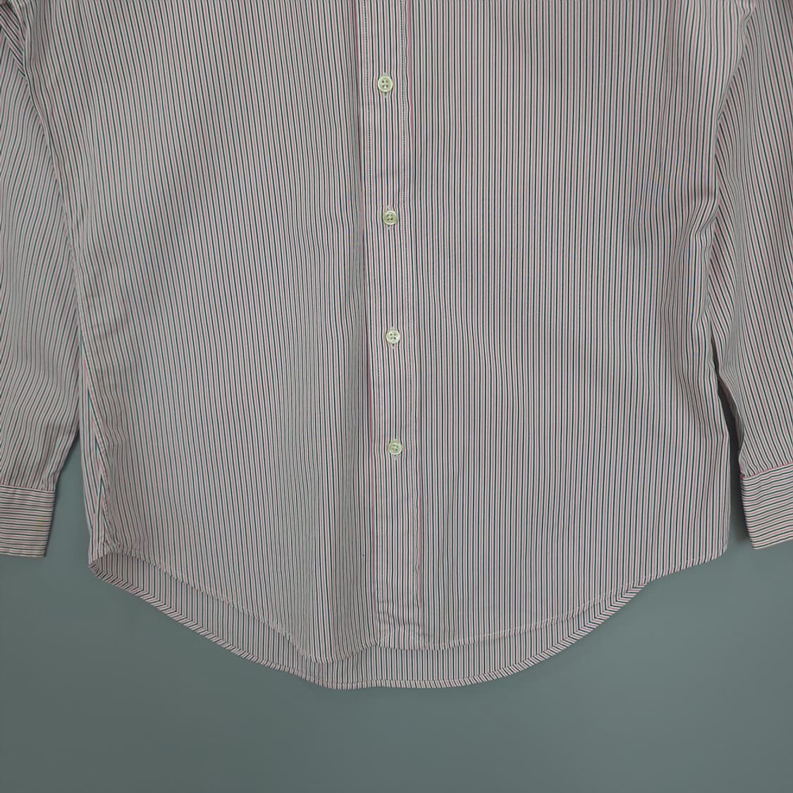 랄프 로렌 Ralph Lauren 핑크 스트라이프 커스텀핏 셔츠 상품이미지3