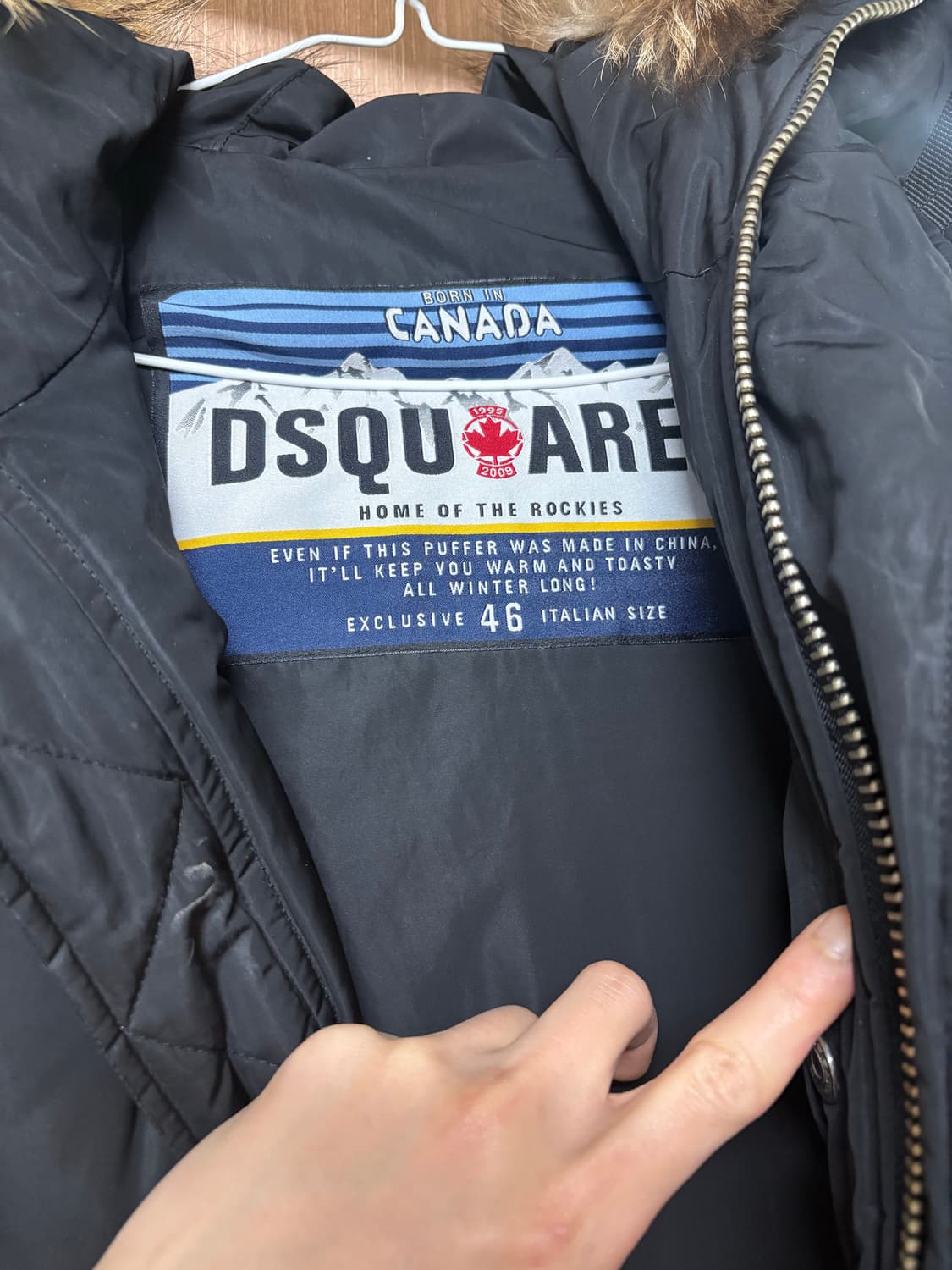 DSQUARED2 패딩 조끼 46 블랙 상품이미지2