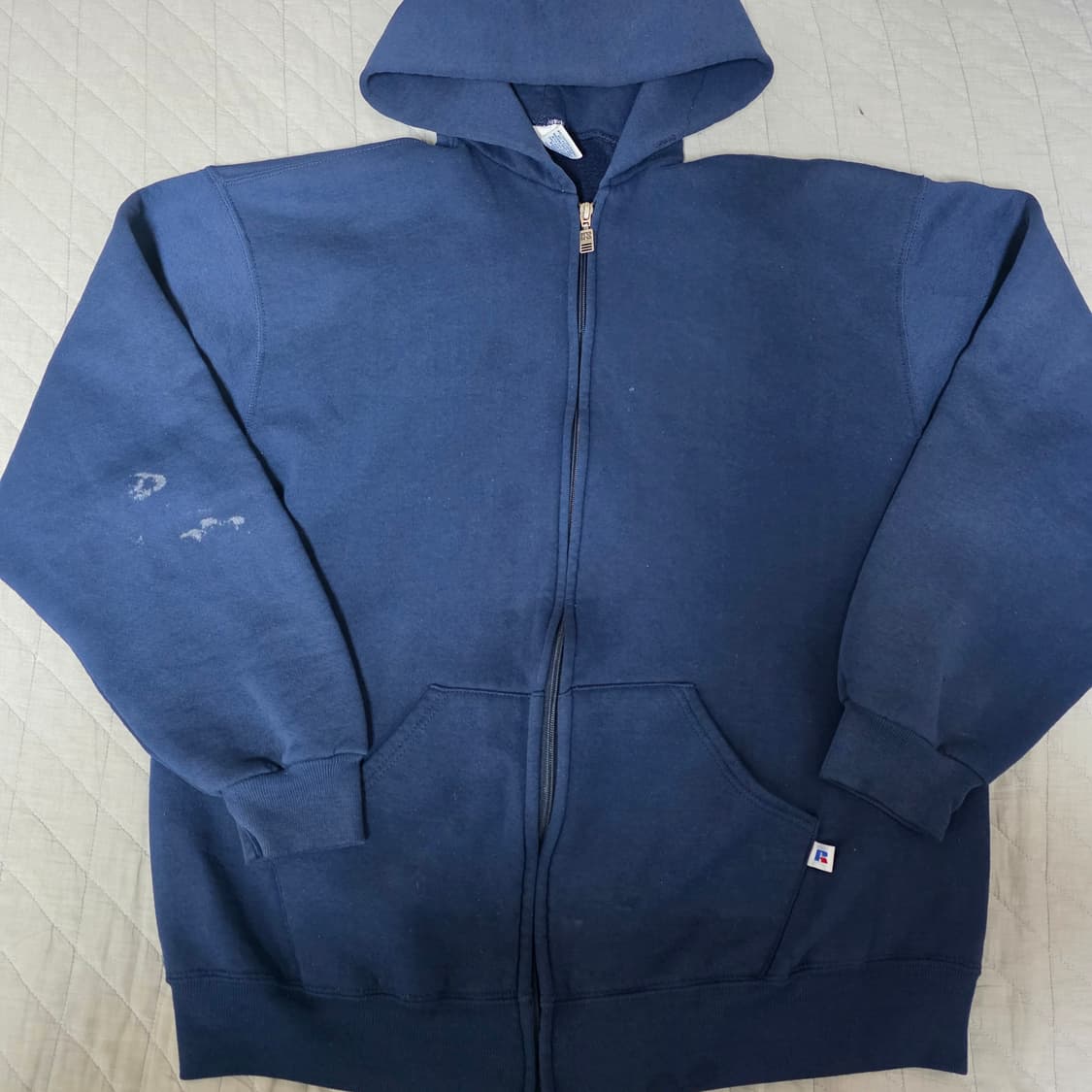 [XL] 러셀 애슬레틱 후드집업 네이비 스테인 VER.22 상품이미지1