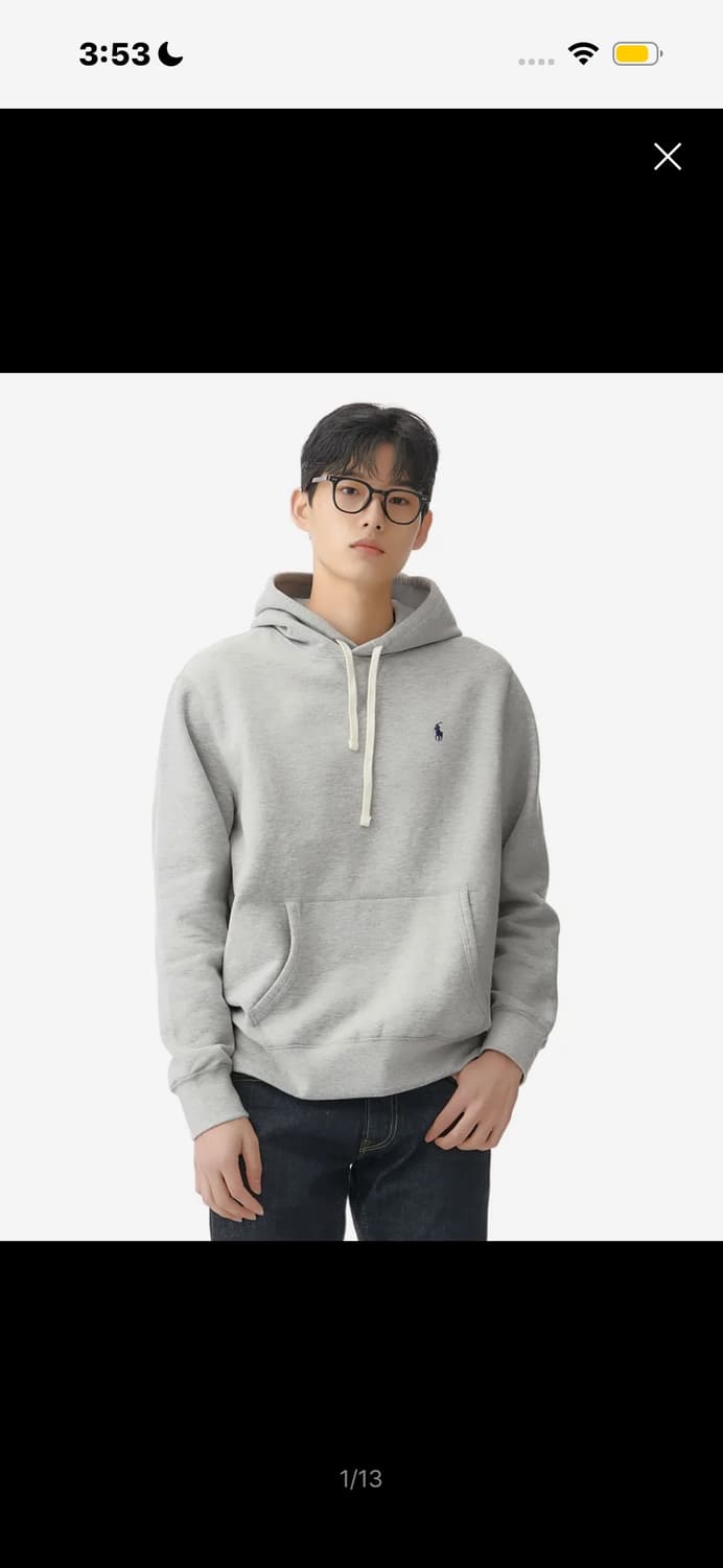 폴로 더 캐빈 플리스 후드티 그레이 상품이미지1