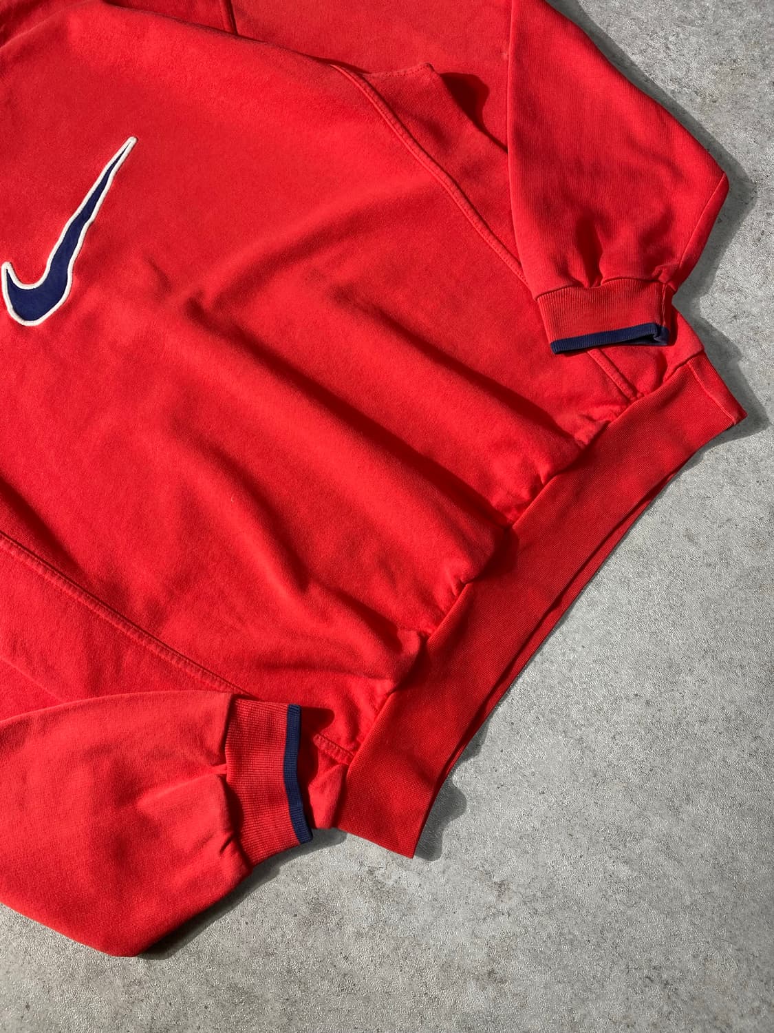 [US S] 90s Nike 나이키 올드스쿨 빅 스우시 스웻셔츠 상품이미지3