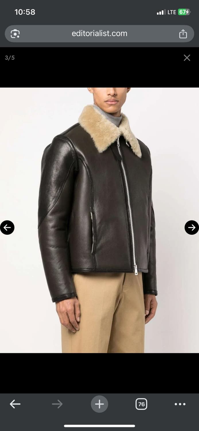 아워레가시 파일럿 무스탕 자켓 (48) 상품이미지8