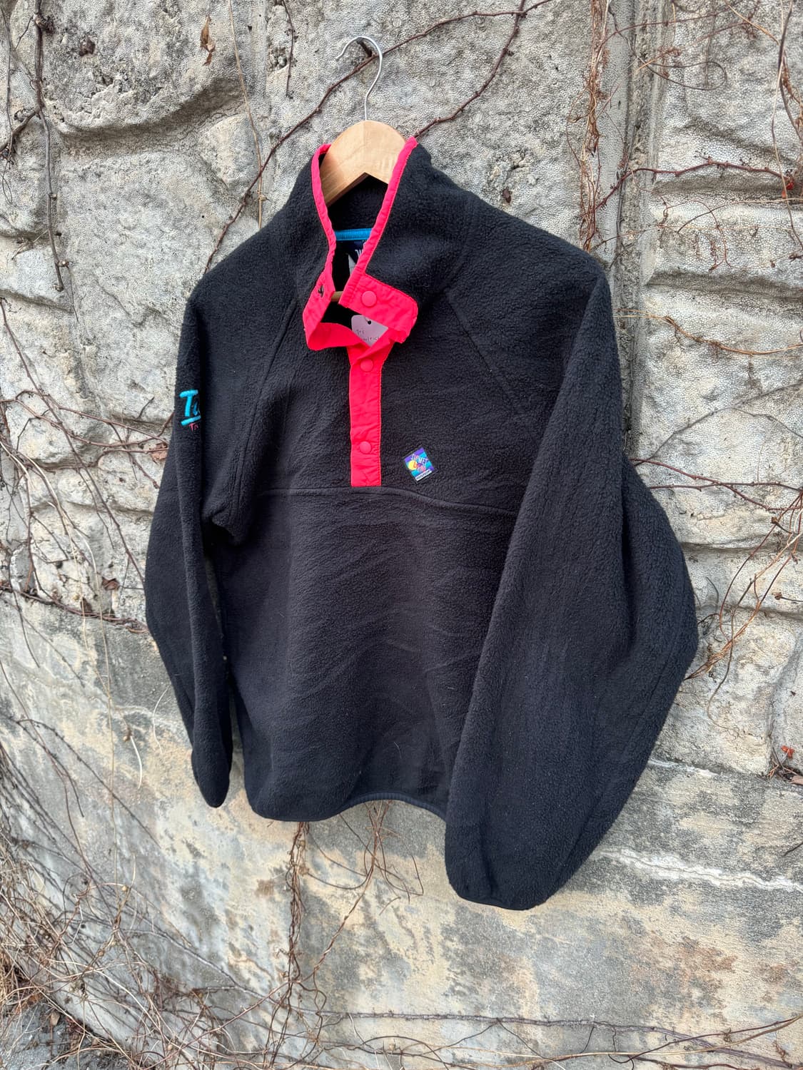 90s 울리치 usa 신칠라 플리스 후리스 포인트 스냅티 상품이미지3