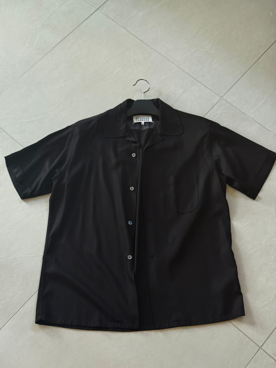 [48] 마르지엘라 백스티치 블랙 셔츠 (S50DR0006 S60495) 상품이미지2
