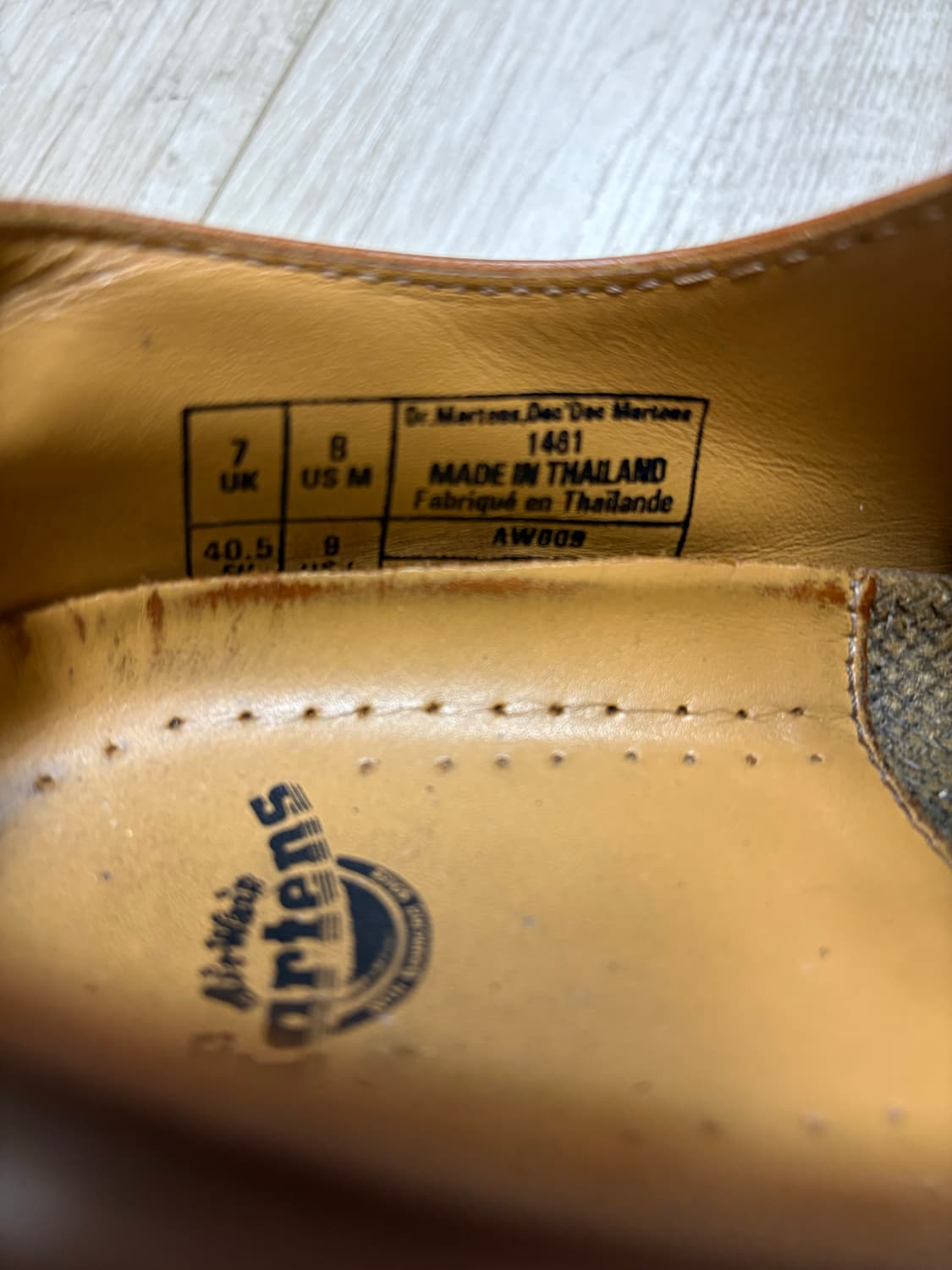 닥터마틴 1461 3홀 브라운 260 상품이미지7