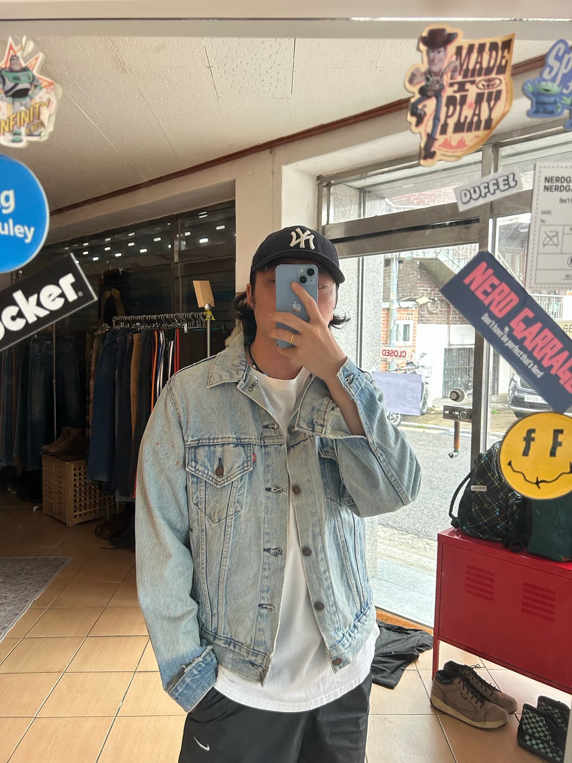 80‘s Levi’s 70506 Trucker 42R 상품이미지8