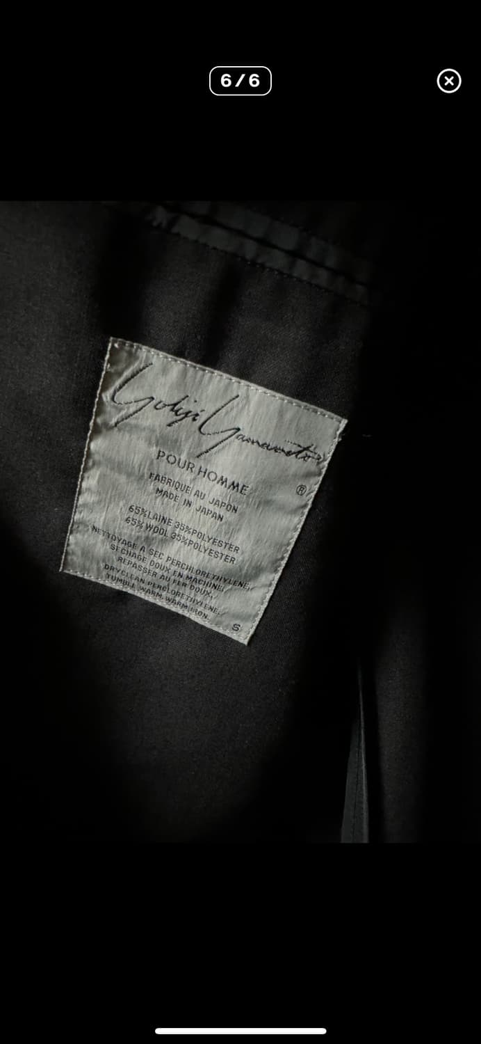 yohji yamamoto 1987ss og archive blazer 상품이미지7