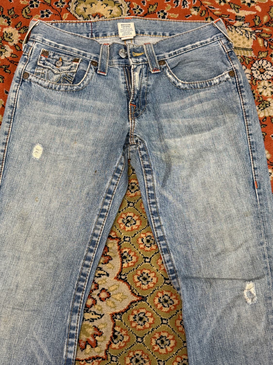 트루릴리전 조이 연청 부츠컷 데님팬츠 30 상품이미지6