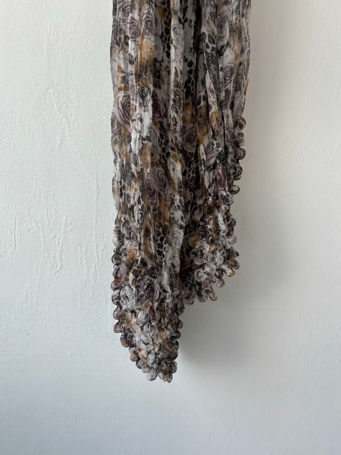 플라워 레오파드 팝콘 스카프  상품이미지8