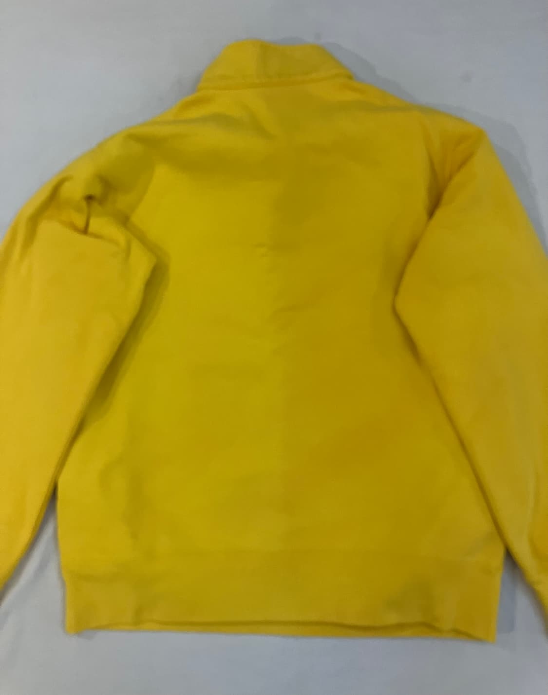 15FW 슈프림 SUP 하프집업 풀오버 맨투맨 옐로우 상품이미지4