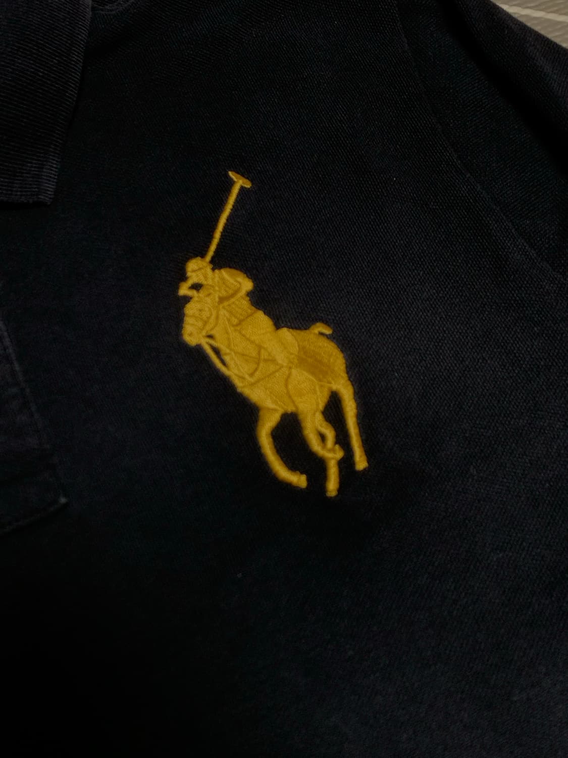 폴로 빅포니 긴팔 카라티 블랙 상품이미지3