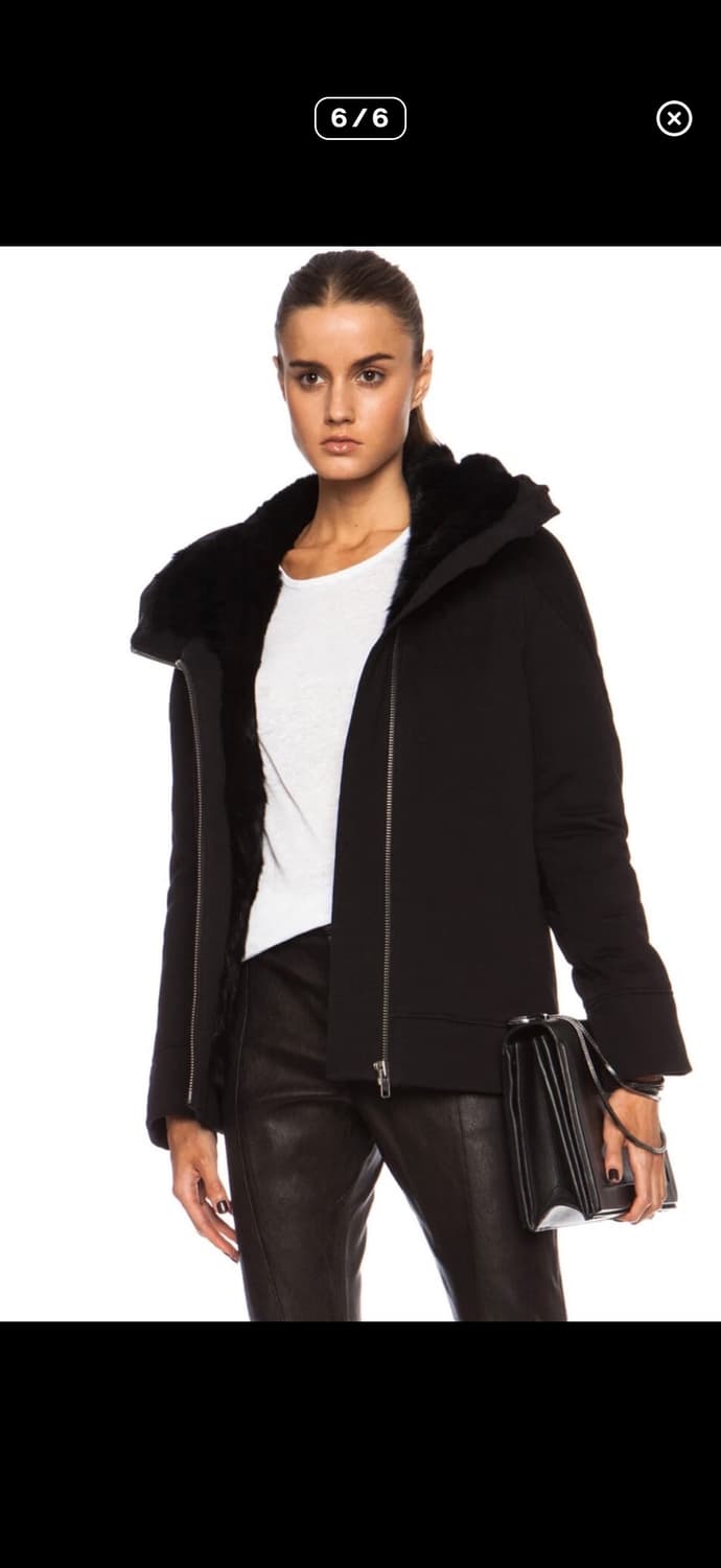 핼무트랭 래빗 퍼자켓 새상품 상품이미지5