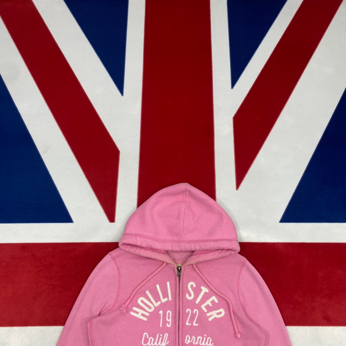 홀리스터 핑크 후드집업 S  상품이미지2