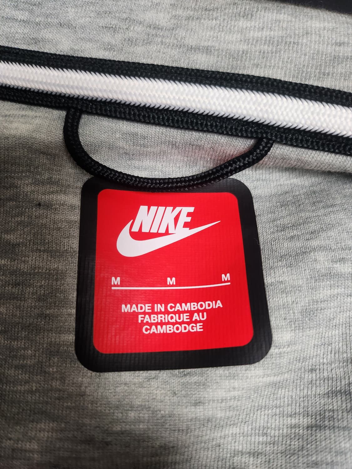 나이키 NSW 테크 플리스 윈드러너 풀 집 후드 다크 그레이 상품이미지5