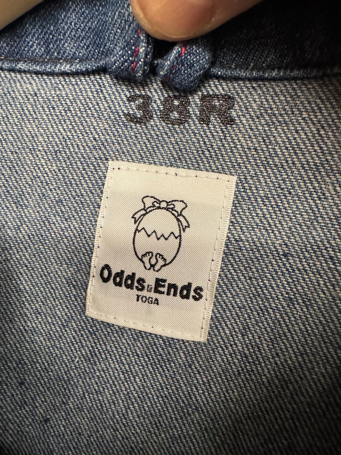 toga odds&ends 뒷판 프린팅 데님자켓 상품이미지3