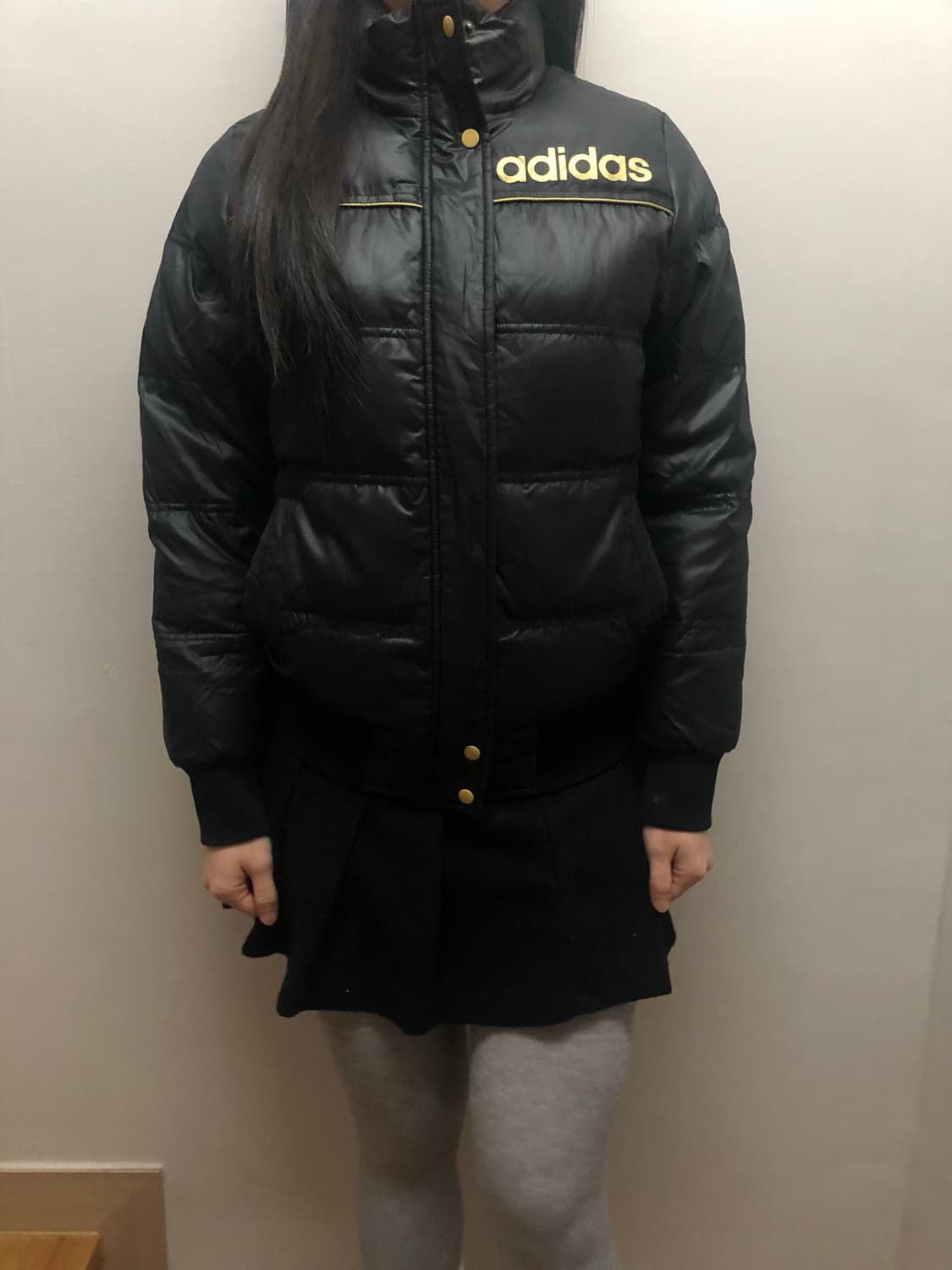 빈티지 아디다스 블랙 패딩 점퍼 상품이미지2