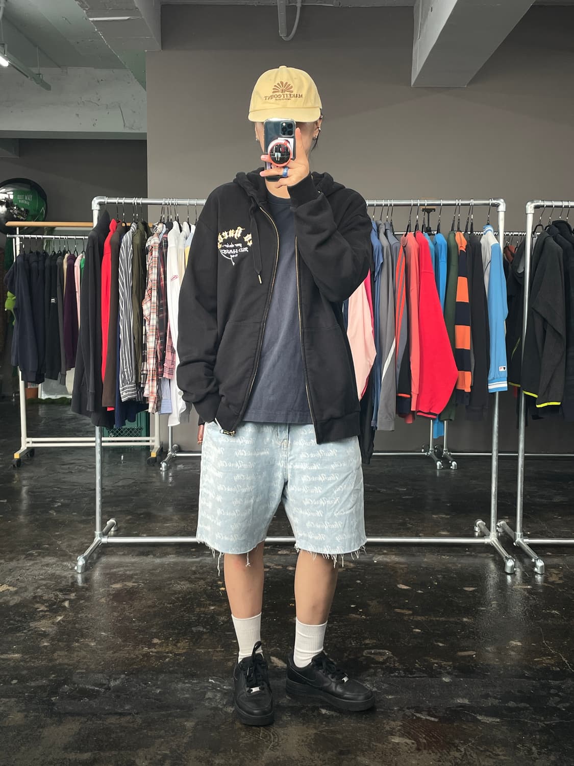 Ed Hardy 타이거 로고 후드 집업 자켓 상품이미지2