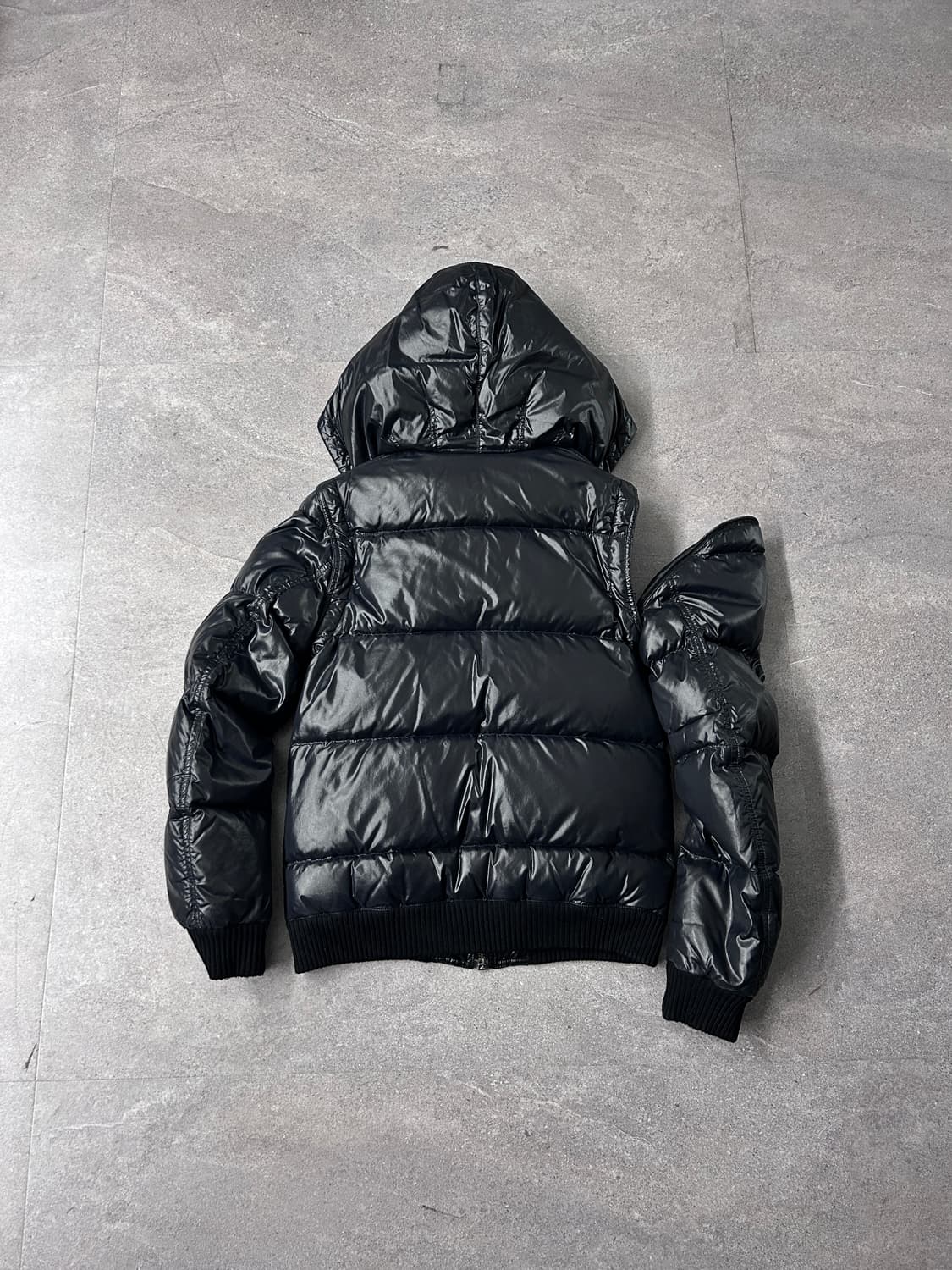 디올 옴므 09fw 컨버터블 글로시 다운 자켓 상품이미지5