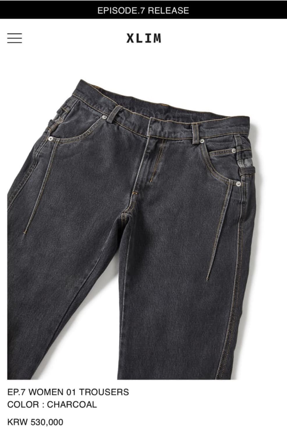 xlim  ep.7 woman 01 trouser s 상품이미지2