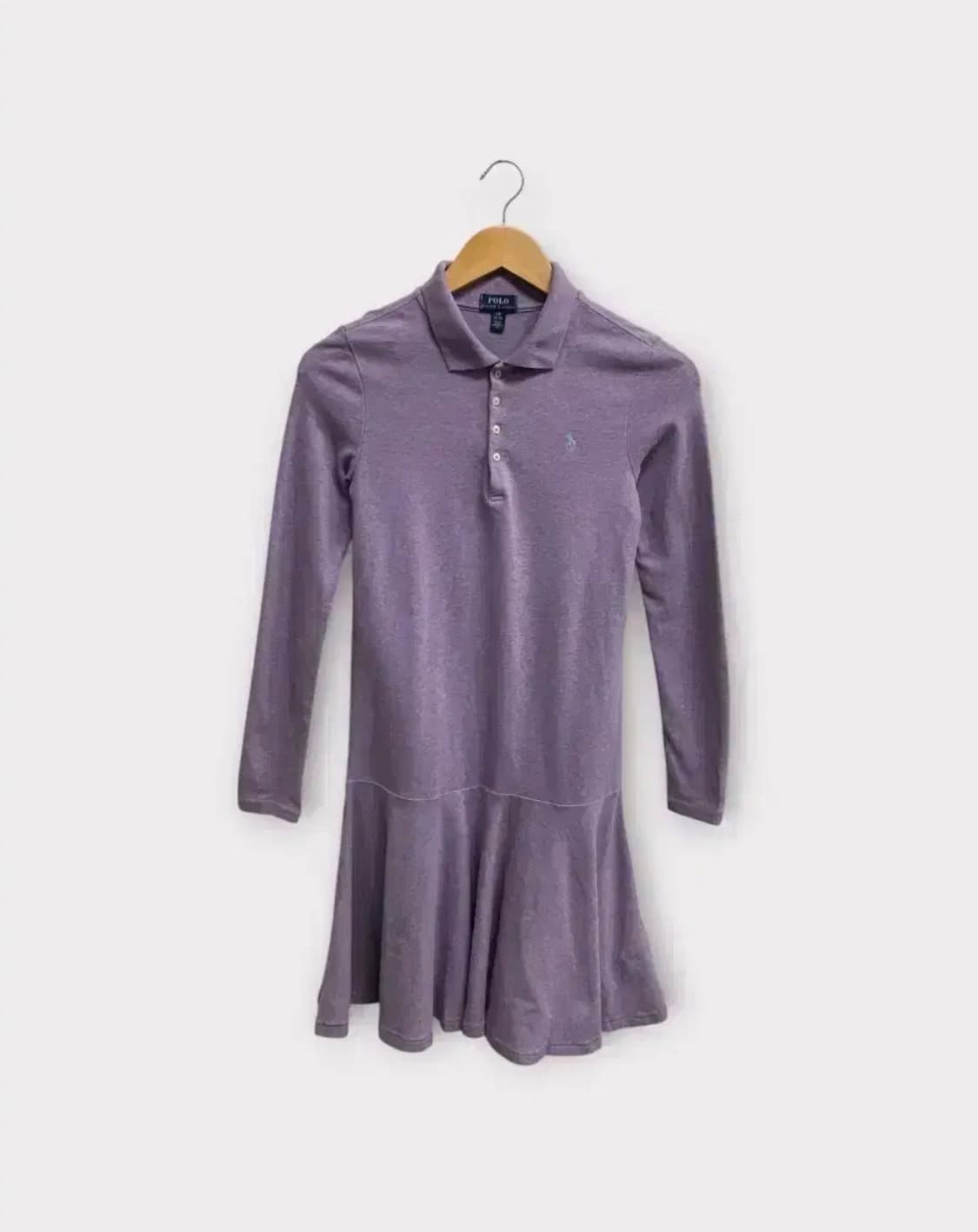 폴로 랄프로렌 퍼플 피케 원피스 L 12-14 상품이미지1