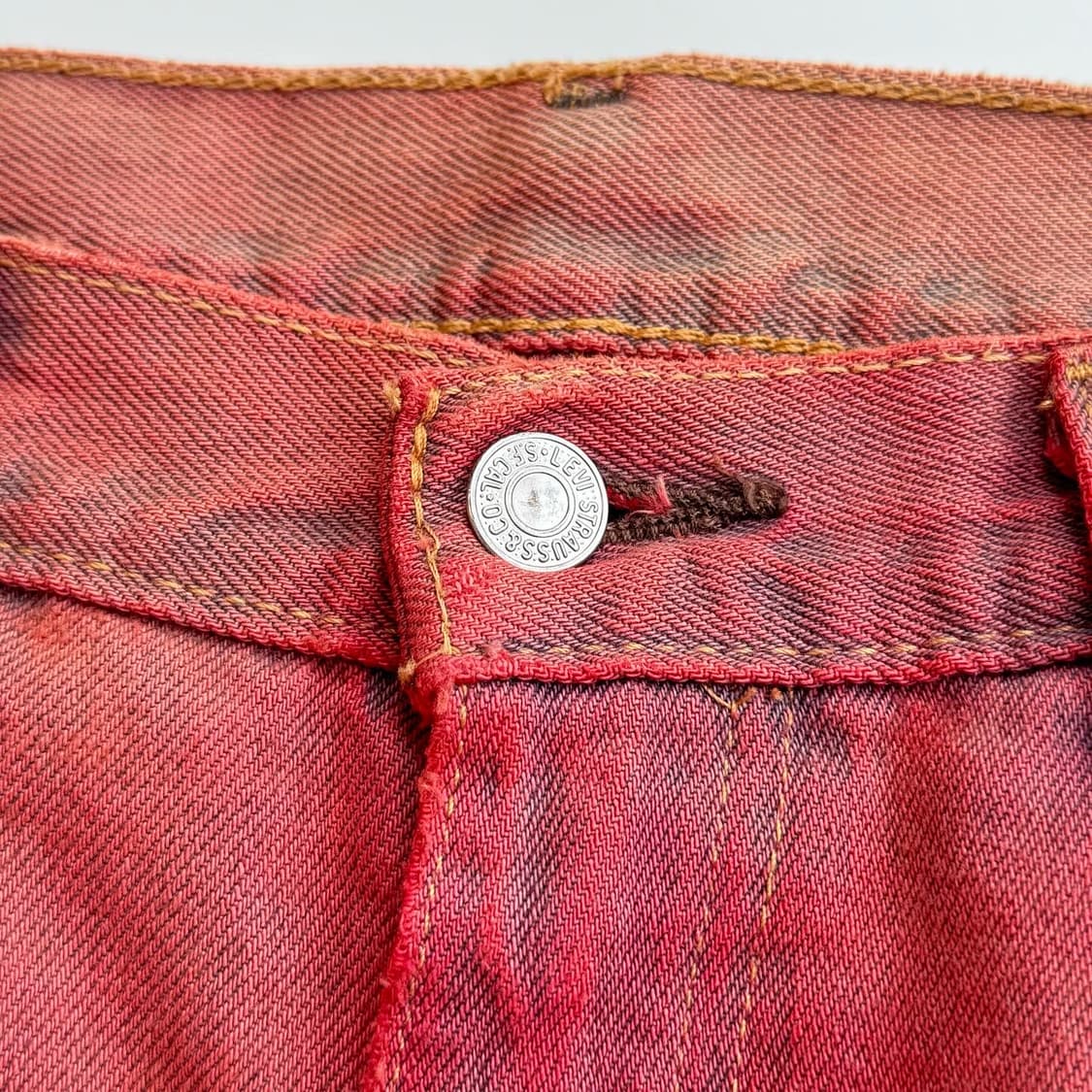 Levis 505  리바이스 505 워시드 데님팬츠 상품이미지5