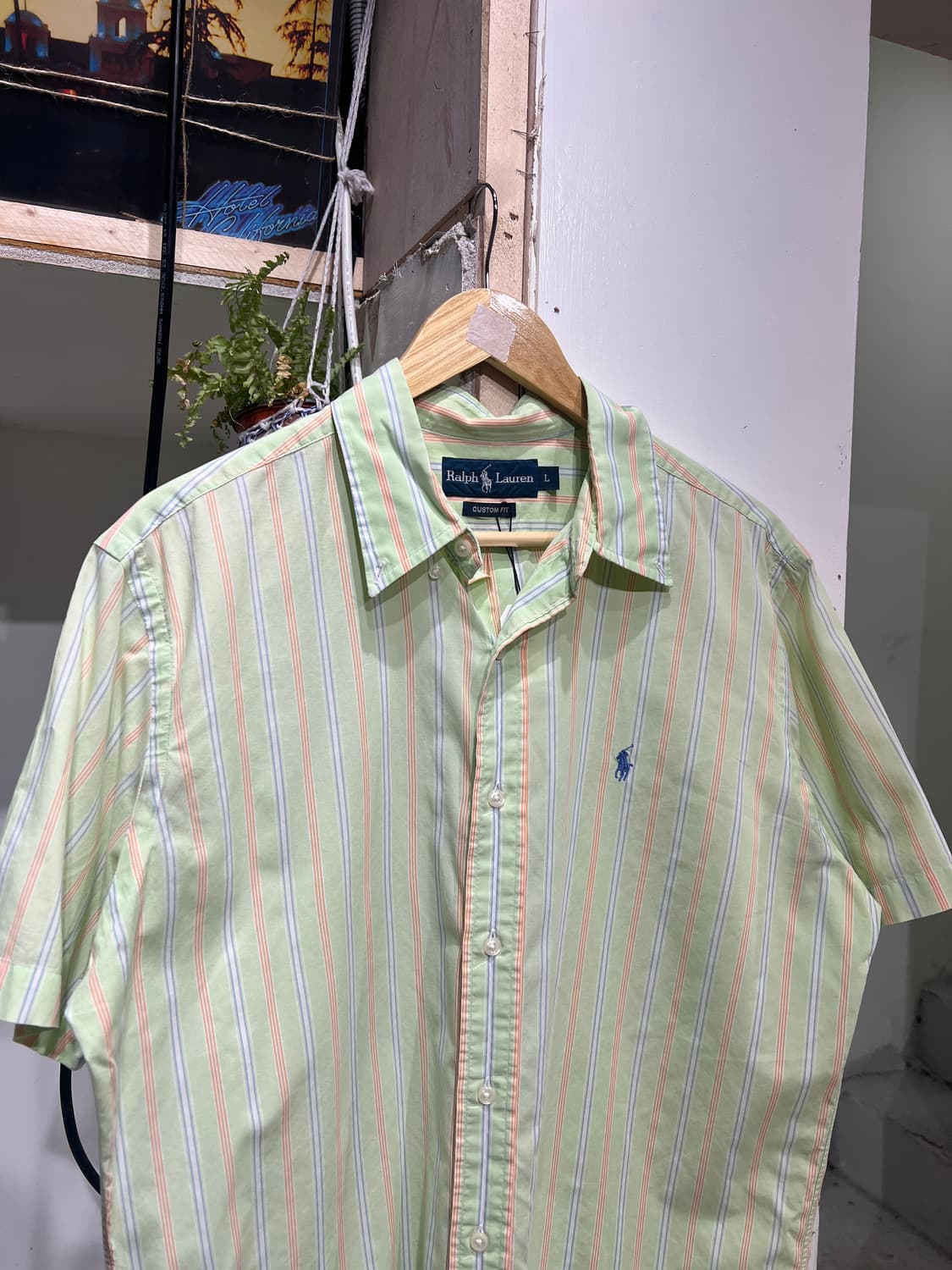 폴로 랄프로렌 멜론 체크 셔츠 상품이미지1