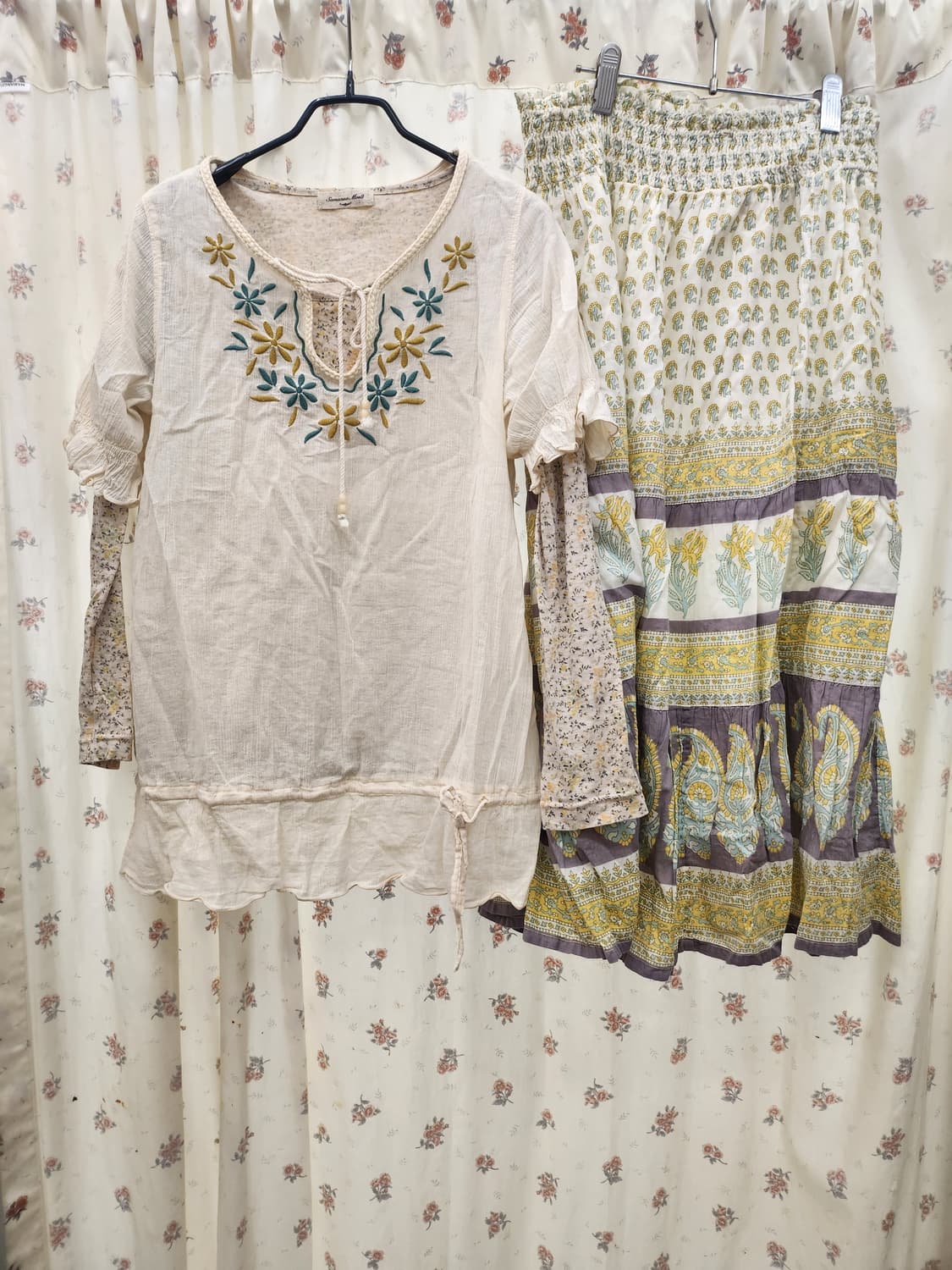 (지구샵) 모리 히피 느낌 코디세트 3종  상품이미지1