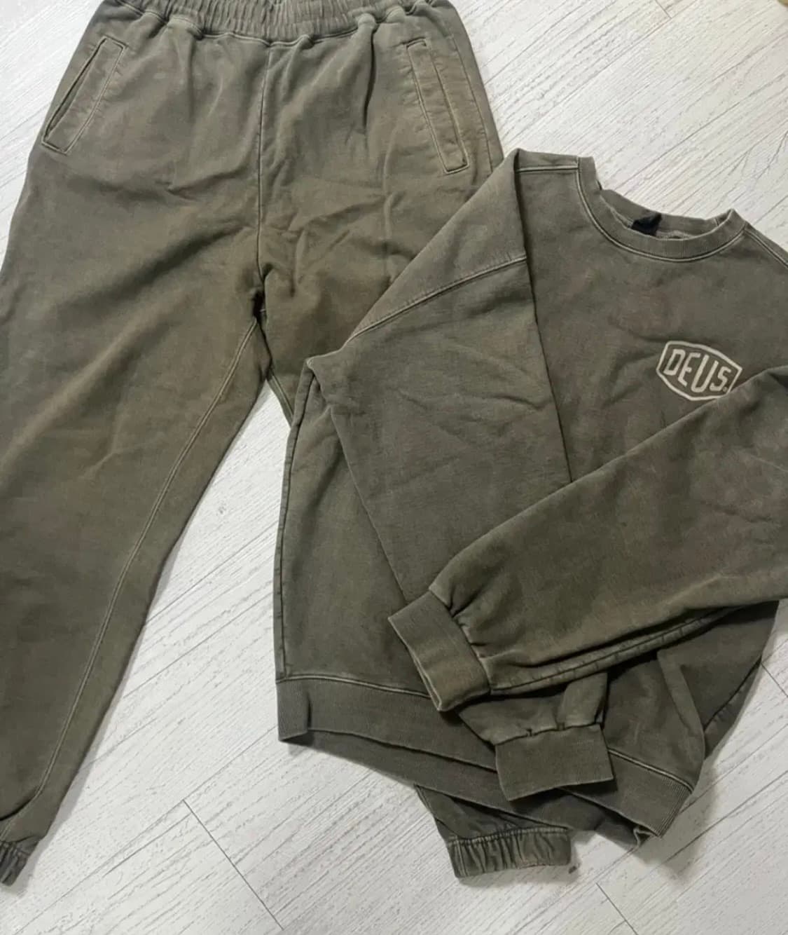 데우스 서울 콜리지 오버다이드 크루넥 세트 상품이미지1