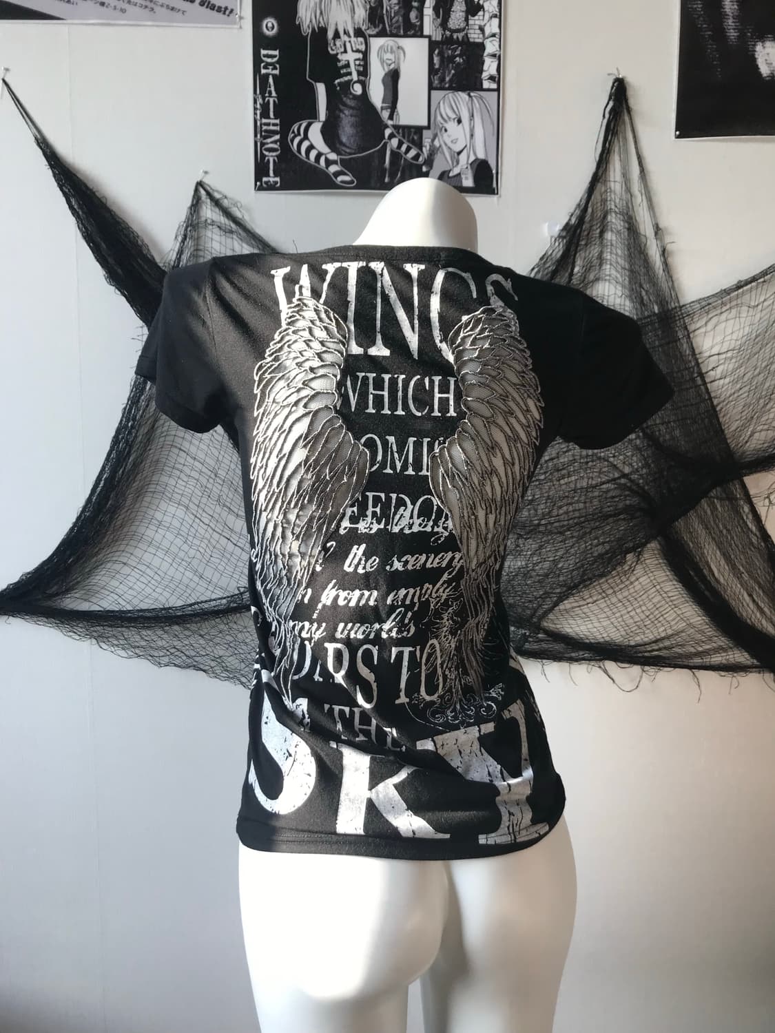 00s punk wing detailed halfsleeve 상품이미지1