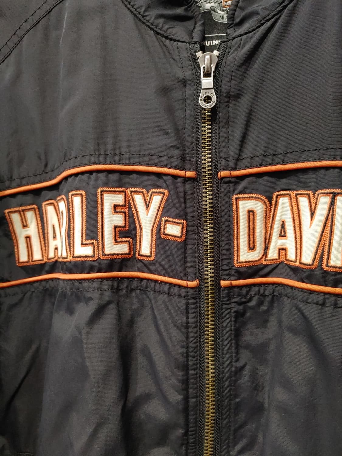 무배) 할리 데이비슨 패치워크 레이싱 자켓 - M 상품이미지2