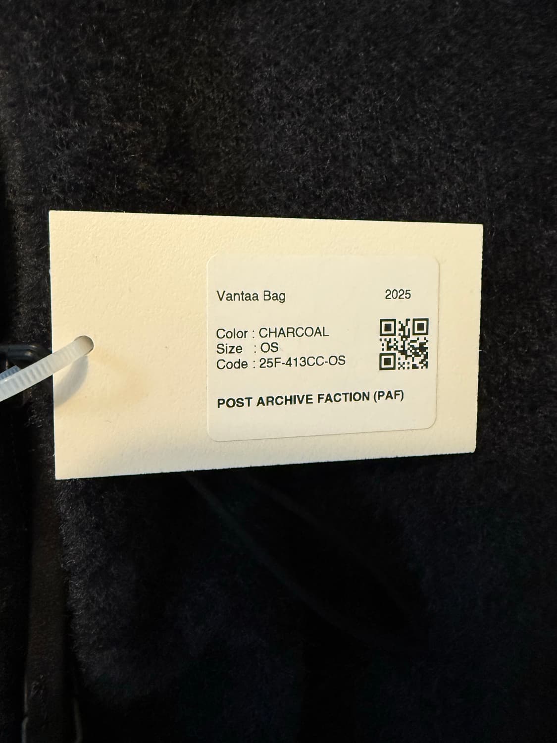 포스트 아카이브 팩션 파프 반타 백팩 차콜 새상품 상품이미지3