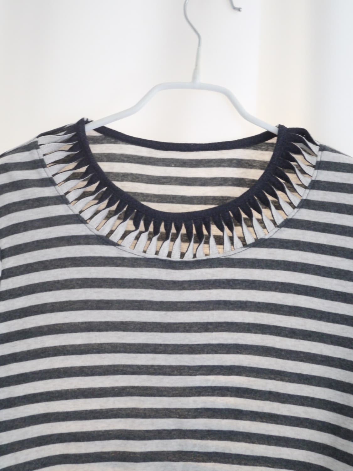 [COLORISTA] twist neck stripe sleeve 상품이미지4