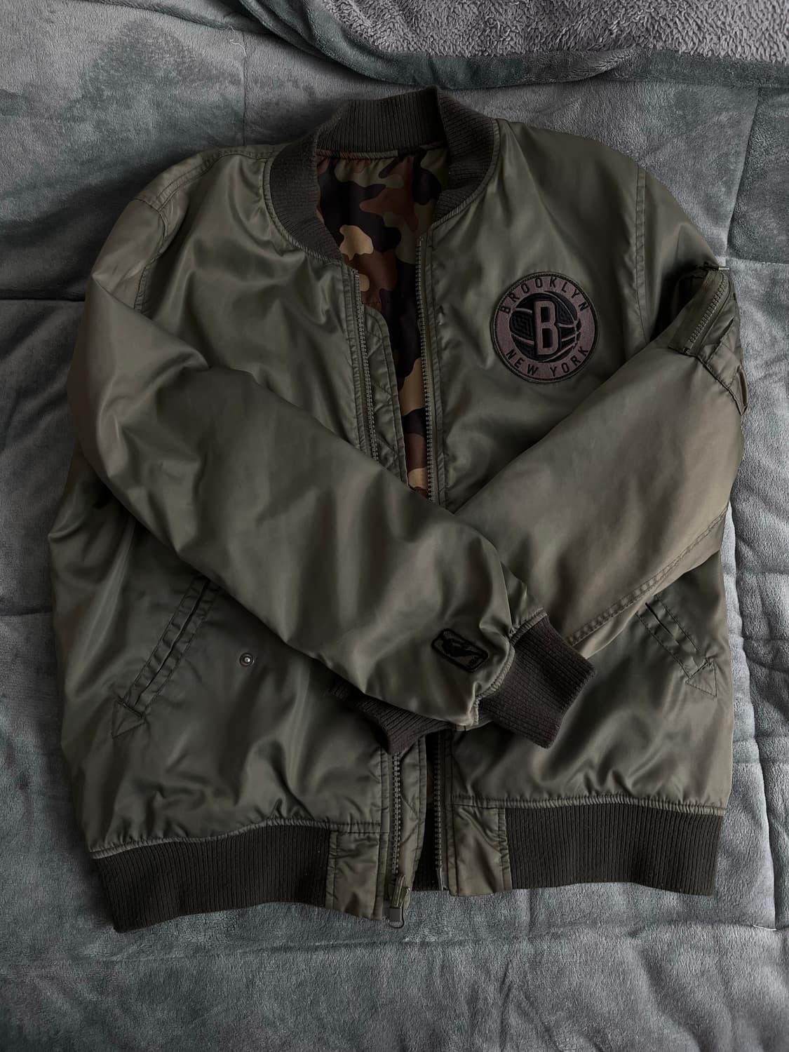 빈티지 리버시블 브루클린 네츠 팀자켓  상품이미지1