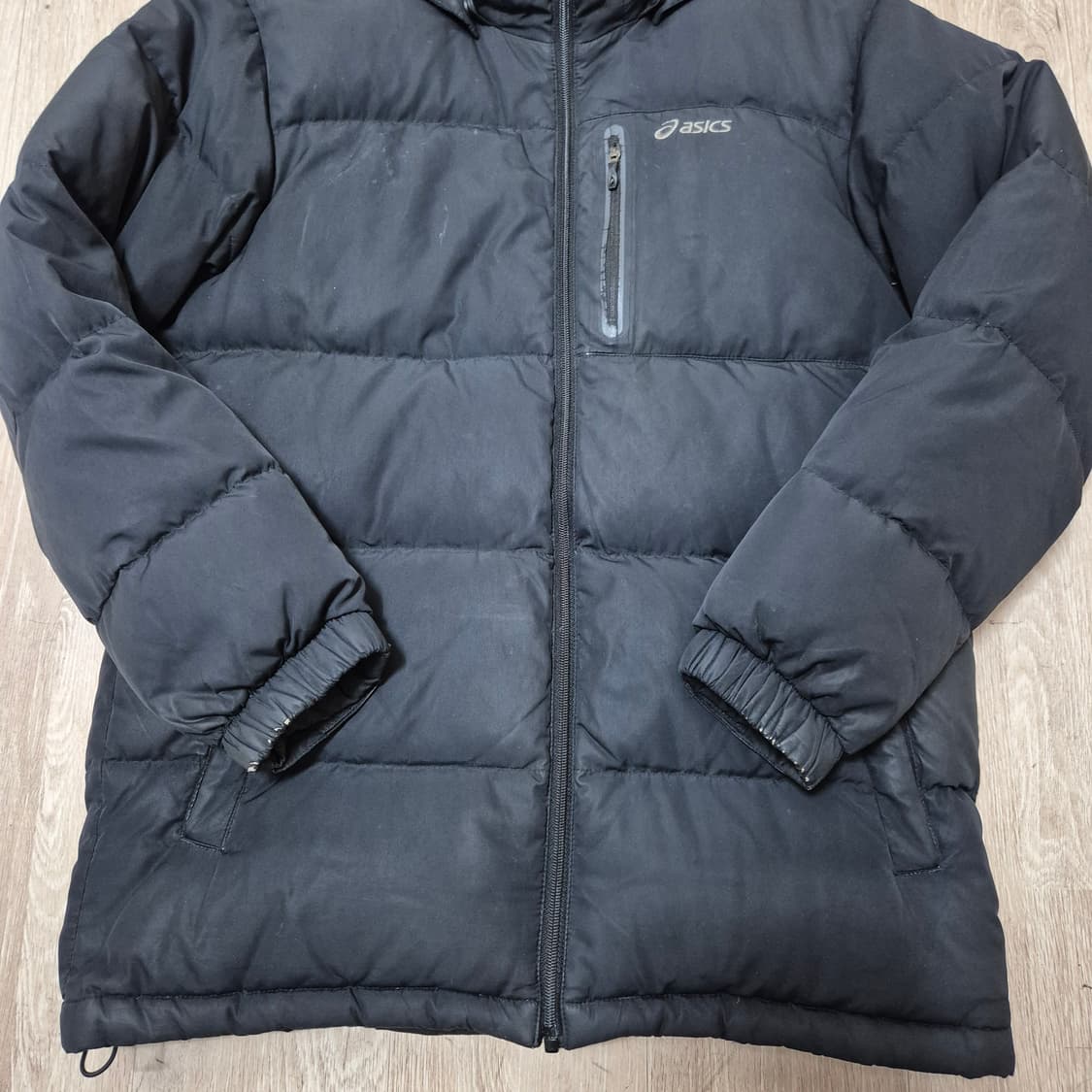 아식스 남성 덕다운 후드 패딩 상품이미지3
