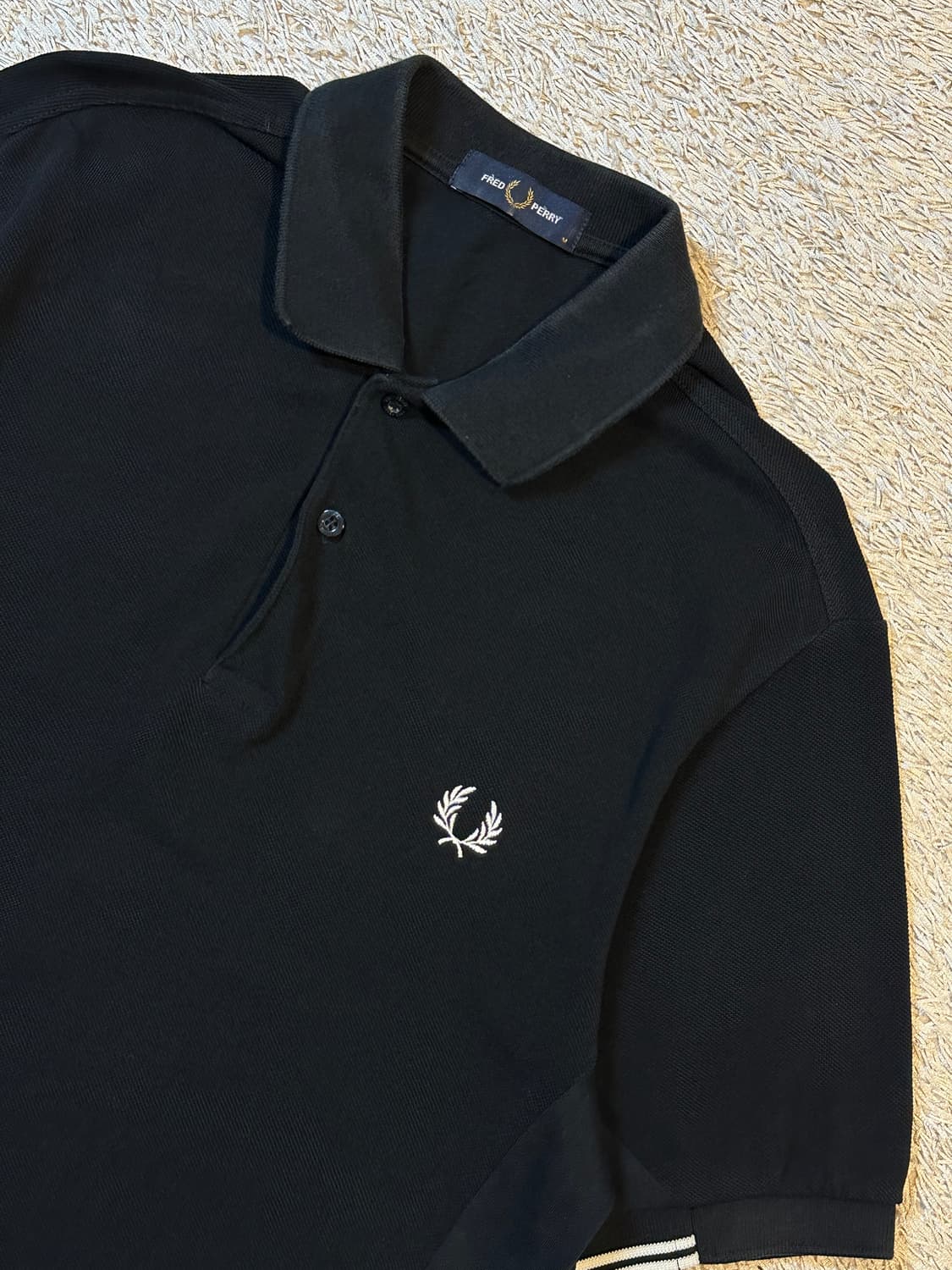 프레드페리 FREDPERRY 트윈 팁 패널 폴로 반팔 카라티 상품이미지2